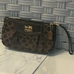 💥 COACH CC SIGNATURE CANVAS WRISTLET